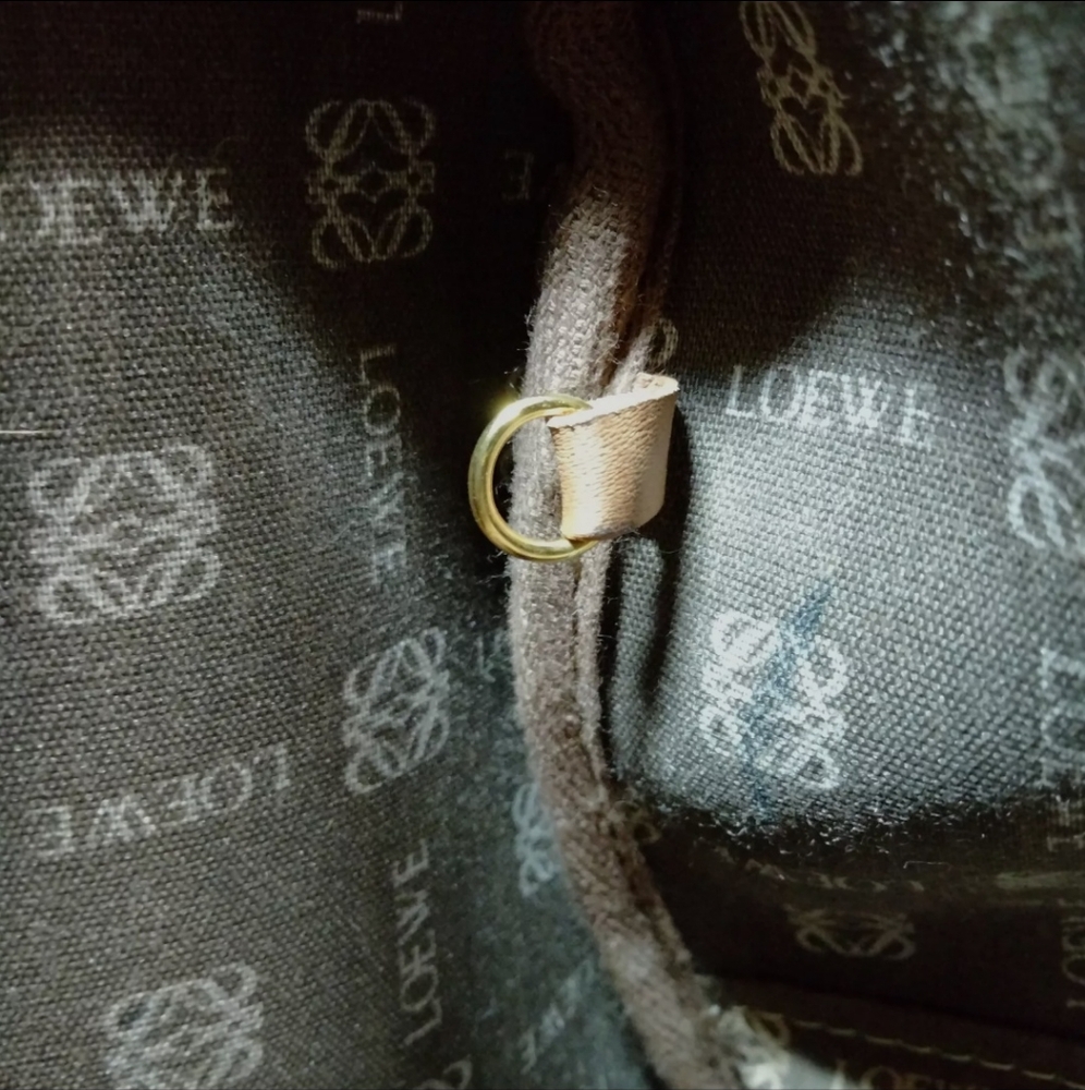 LOEWE Brown Leather Amazona Anagram Boston Bag/Satchel - Perfect Fall - Picture 2 of 9